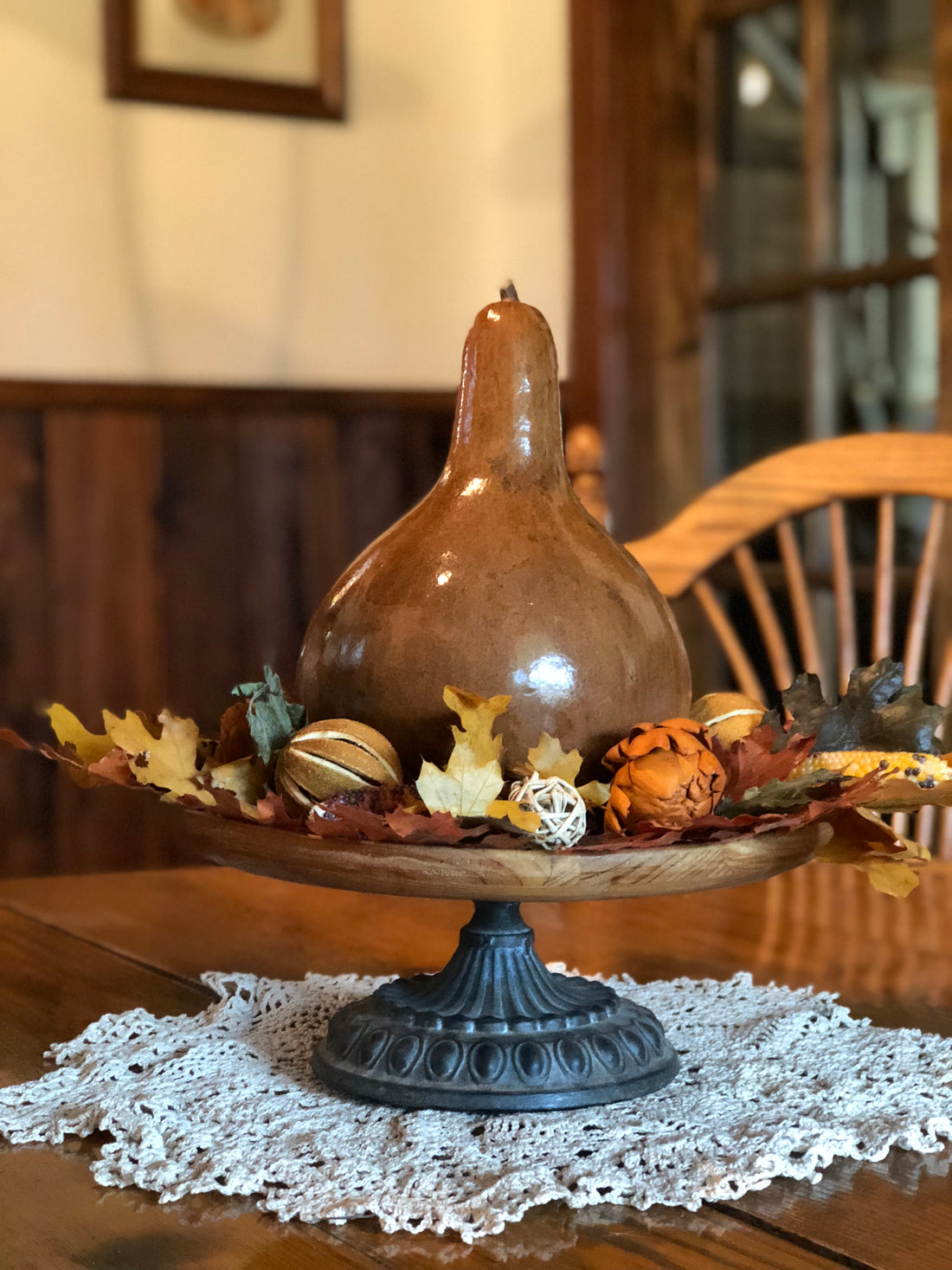 Large Gourd Centerpiece